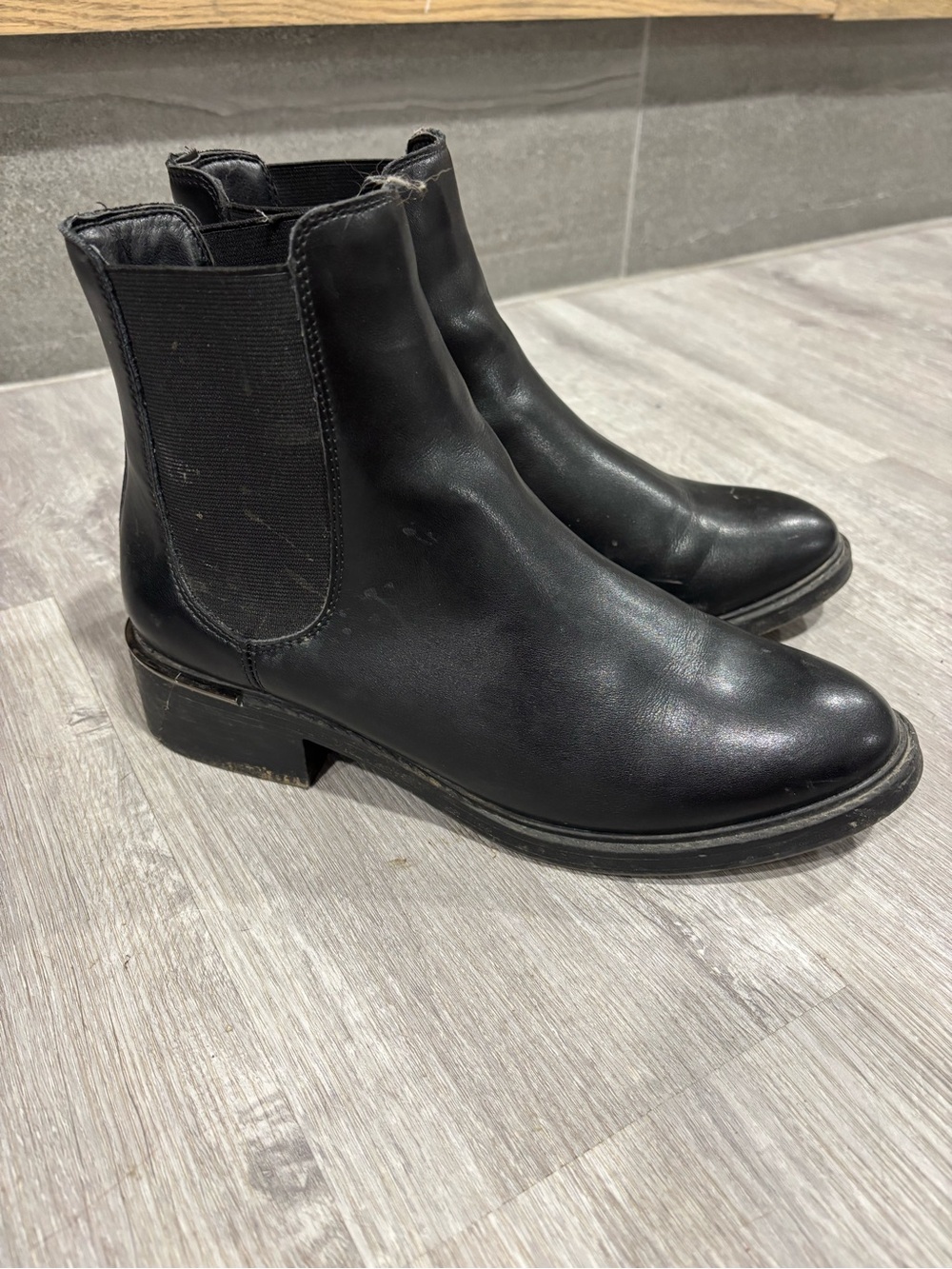 Classic Black Chelsea Ankle Boots - Women's